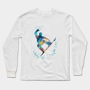 Male snowboarder, Long Sleeve T-Shirt